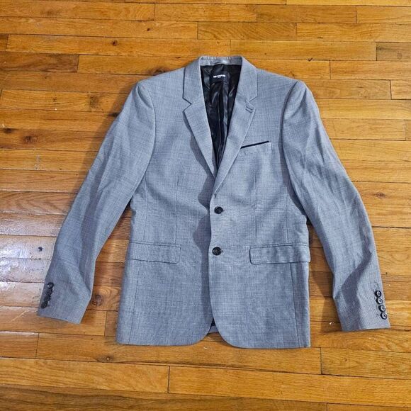 The Kooples Gray Wool Blazer Suit Jacket Mens Size 46 - Picture 1 of 11